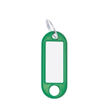 Kulcscímke, 10 db, WEDO zöld Kulcscímke, 10 db, WEDO zöld