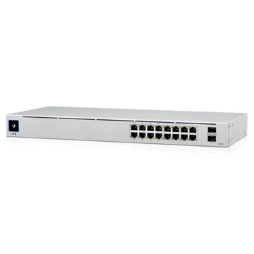 Ubiquiti UniFi USW-16-POE Gen2 16port GbE LAN 8x PoE+ 2xGbE SFP port L2 menedzselhető switch Ubiquiti UniFi USW-16-POE Gen2 16port GbE LAN 8x PoE+ 2xGbE SFP port L2 menedzselhető switch