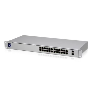 Ubiquiti UniFi USW-24 24port GbE LAN 2xGbE SFP port L2 menedzselhető switch Ubiquiti UniFi USW-24 24port GbE LAN 2xGbE SFP port L2 menedzselhető switch