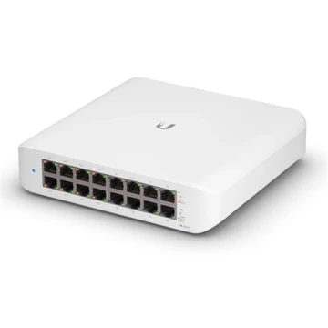 Ubiquiti UniFi USW-Lite-16-PoE 16port GbE LAN 8x PoE+ (45W) L2 menedzselhető switch Ubiquiti UniFi USW-Lite-16-PoE 16port GbE LAN 8x PoE+ (45W) L2 menedzselhető switch