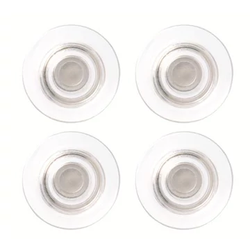 Erős mágnes, 4 db, üvegtáblákhoz, NOBO, átlátszó