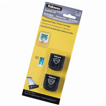 Vágókés görgős vágógépekhez, egyenes vágás, FELLOWES, 2db/cs