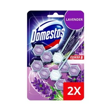 WC illatosító 2x55 g Power5 Domestos Lavender WC illatosító 2x55 g Power5 Domestos Lavender
