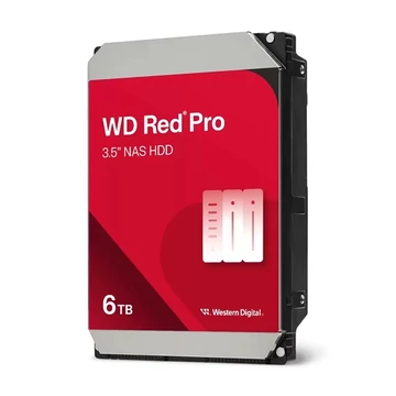 Western Digital 3,5" 6000GB belső SATAIII 7200RPM 256MB RED PRO WD6005FFBX winchester 5 év