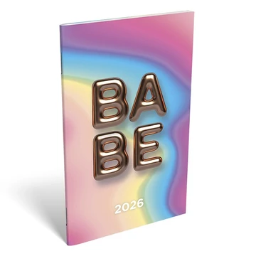 Zsebnaptár LIZZY CARD A/6 heti papírborítós Babe 2026. Zsebnaptár LIZZY CARD A/6 heti papírborítós Babe 2026.