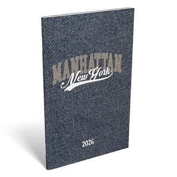 Zsebnaptár LIZZY CARD A/6 heti papírborítós Manhattan New York 2026. Zsebnaptár LIZZY CARD A/6 heti papírborítós Manhattan New York 2026.