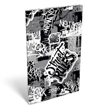 Zsebnaptár LIZZY CARD A/6 heti papírborítós Street rules 2026. Zsebnaptár LIZZY CARD A/6 heti papírborítós Street rules 2026.