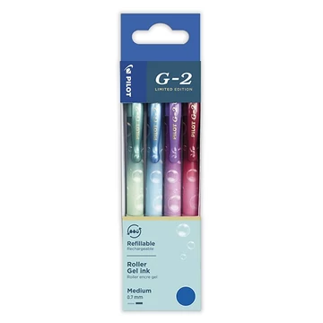 Zseléstoll PILOT G2 Bubble 0,7 kék írásszín 4 darabos
