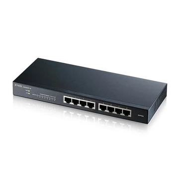 ZyXEL GS1900-8-EU0102F 8x GbE LAN port smart menedzselhető asztali switch ZyXEL GS1900-8-EU0102F 8x GbE LAN port smart menedzselhető asztali switch