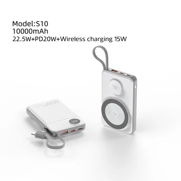 POWERBANK B695 10000mAh (Mobil,Watch,fehér-szürke), Choetech POWERBANK B695 10000mAh (Mobil,Watch,fehér-szürke), Choetech