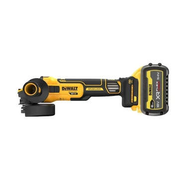DEWALT Sarokcsiszoló, 18V, XR, kefe nélküli, 125mm, 1x6Ah