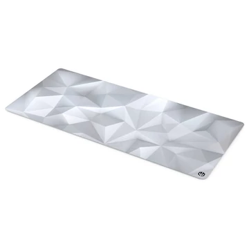 Endorfy Egérpad - Crystal Onyx White XL (400x900x3 mm, csúszásgátló, mintás)
