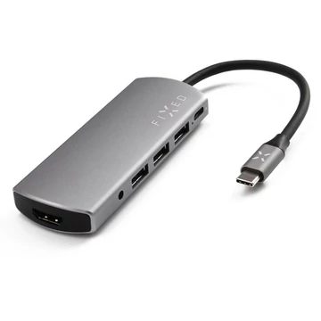 FIXED 6-portos USB 3.0 Hub Space Gray