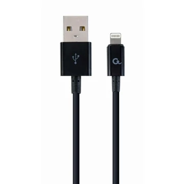 Gembird CC-USB2P-AMLM-2M 8-pin charging and data cable 2m Black Gembird CC-USB2P-AMLM-2M 8-pin charging and data cable 2m Black