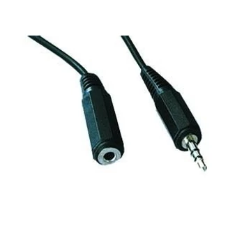 Gembird CCA-423-2M 3.5 mm stereo audio extension cable 2m Black Gembird CCA-423-2M 3.5 mm stereo audio extension cable 2m Black