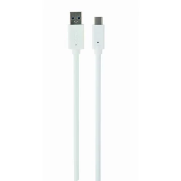 Gembird CCP-USB3-AMCM-W-0.1M USB3.0 AM to Type-C cable 0,1m White Gembird CCP-USB3-AMCM-W-0.1M USB3.0 AM to Type-C cable 0,1m White