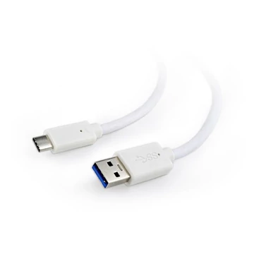 Gembird CCP-USB3-AMCM-1M-W USB3.0 AM to Type-C cable 1m White Gembird CCP-USB3-AMCM-1M-W USB3.0 AM to Type-C cable 1m White