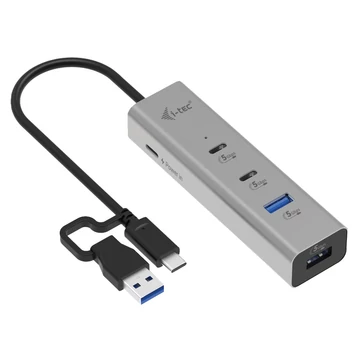 I-TEC 4-portos USB3.2 HUB Grey