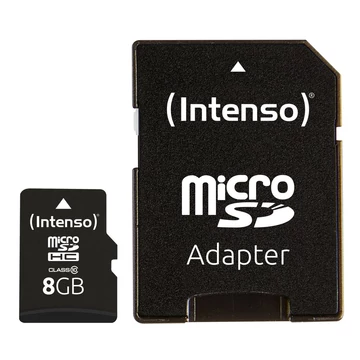 Intenso 8GB microSD Class 10 adapter nélkül
