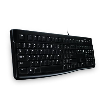Logitech K120 USB billentyűzet Black US