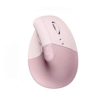Logitech Egér - Lift (Vezeték nélküli, Optikai, 6 gomb, 4000 DPI, USB, rózsaszín, Bluetooth)