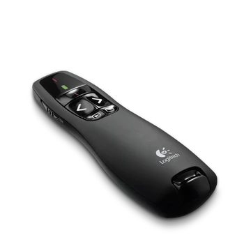 Logitech R400 Laser Presentation Remote Red Laser Black