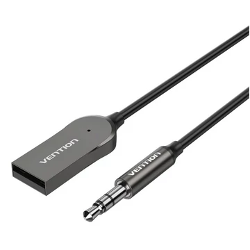 ADAPTER USB (Autóba, btooth 5.0 audio, szürke) 1,5m, Vention