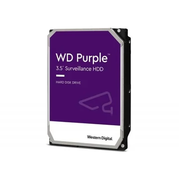 Western Digital 3,5" 6000GB belső SATAIII 5400RPM 256MB PURPLE WD64PURZ winchester 3 év