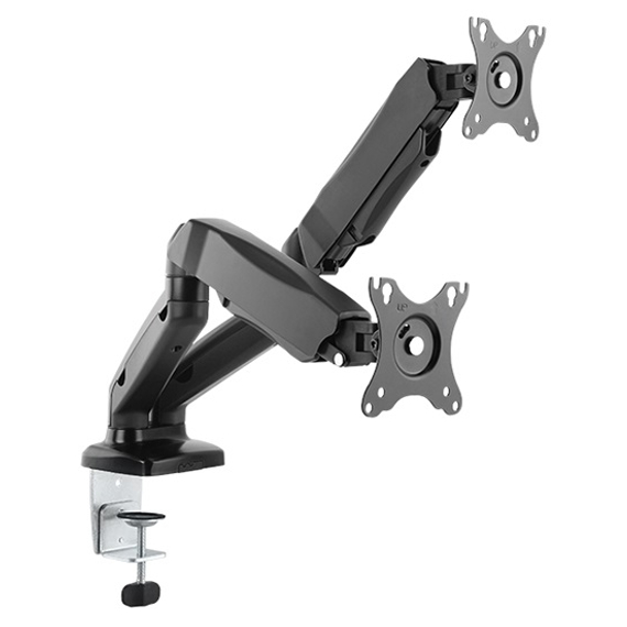 Raidsonic Monitor Stand Table Support For Two Monitors Up To 27" Black