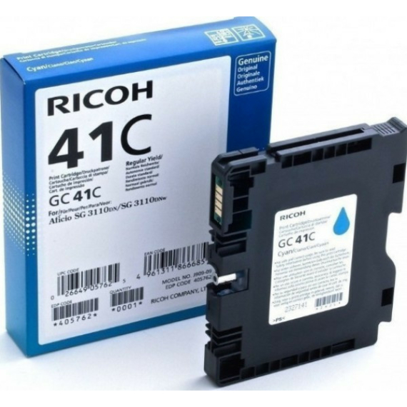 Ricoh SG3110 gél Cyan (eredeti) 405762/GC41C