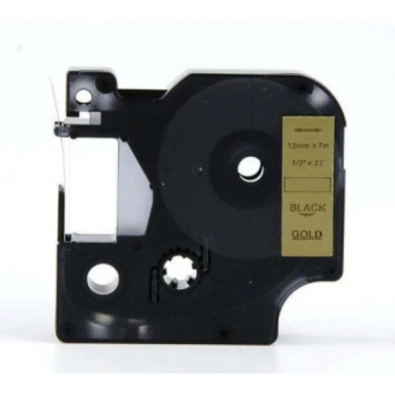 FOR USE DYMO D1 45023 12mm x 7 m arany-fekete /FU/