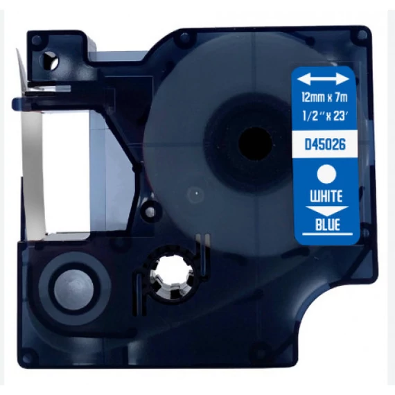 FOR USE DYMO D1 45026 12mm x 7 m kék-fekete /FU/