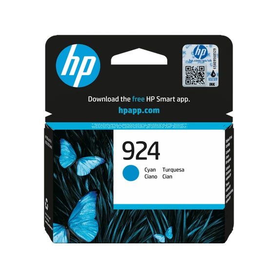 HP 4K0U3NE Patron Cyan No.924 /o/
