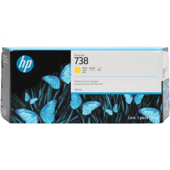 HP 676M8A Patron Yellow 300ml No.738 /o/