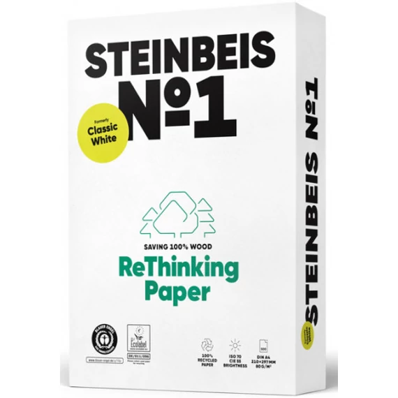 Másolópapír Steinbeis No.1 Classic White A/4 80g.