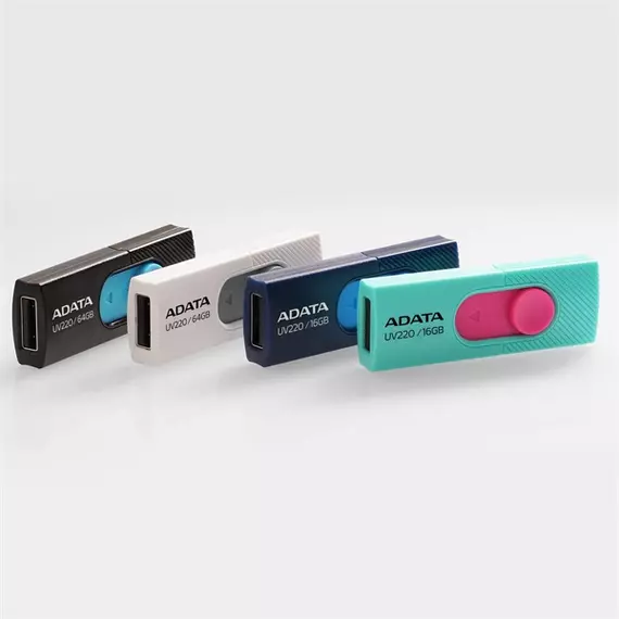 ADATA 32GB USB2.0 Fekete-Kék (AUV220-32G-RBKBL) pendrive