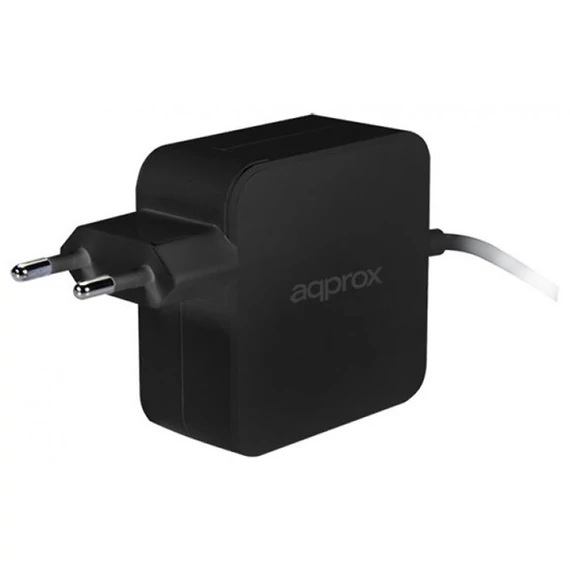 APPROX Telefon töltő - 1db Type-C (USB-C) csatlakozó, 65W, 1.1m kábel, Fekete