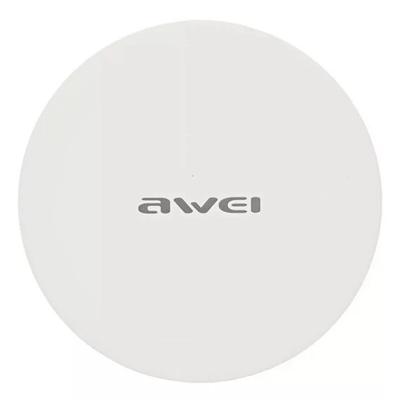 AWEI W6 10W ultra vékony fehér vezeték nélküli töltő