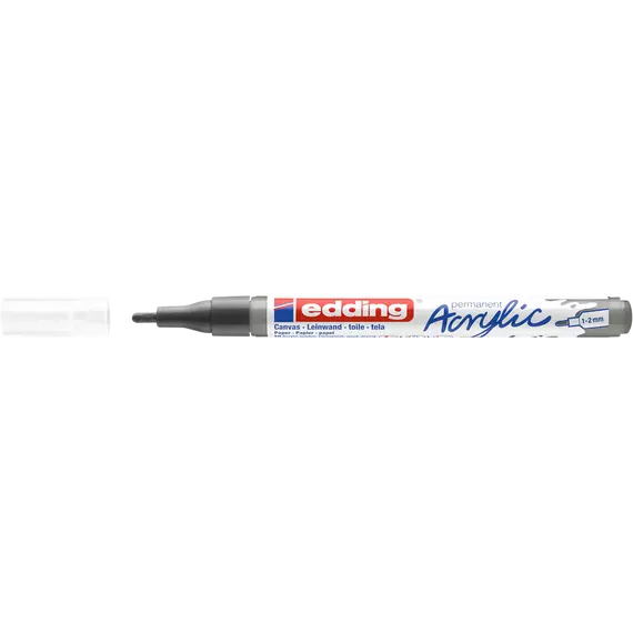 Akril marker 1-2mm, Edding 5300 antracit