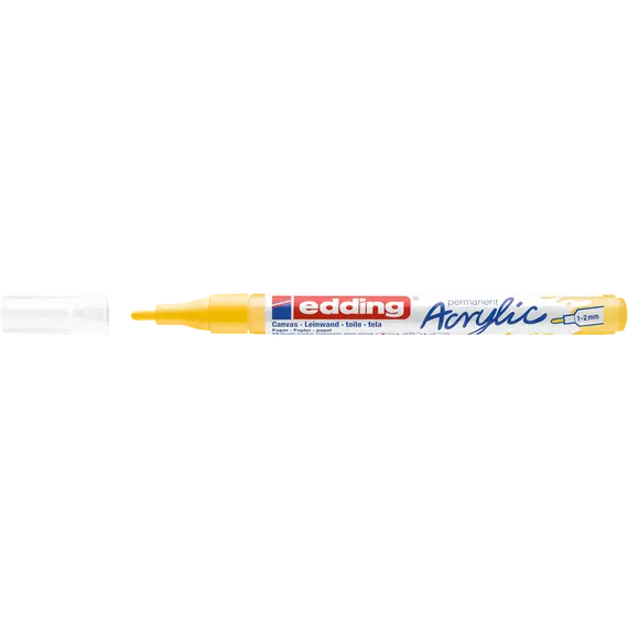Akril marker 1-2mm, Edding 5300 citromsárga