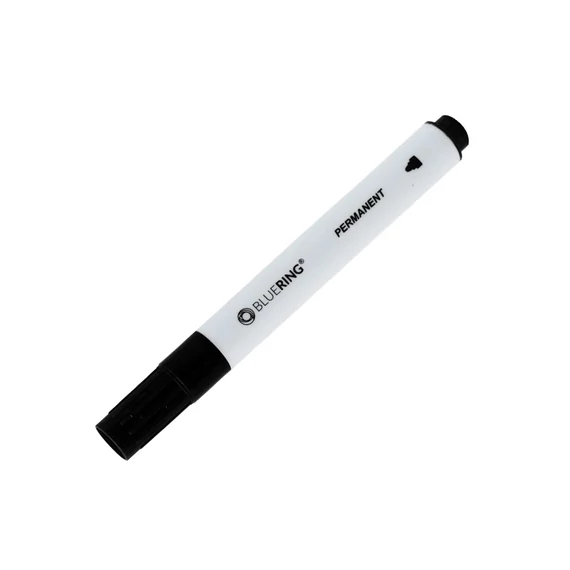 Permanent marker 3mm, kerek végű Bluering® fekete