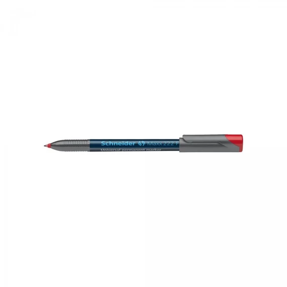 Alkoholos marker, OHP, 0,7 mm, SCHNEIDER "Maxx 222 F", piros