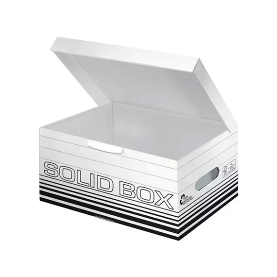 Archiválódoboz, S méret, LEITZ "Solid", fehér