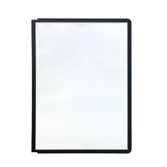 Bemutatótábla, A4, DURABLE "SHERPA®", fekete, 5db/cs