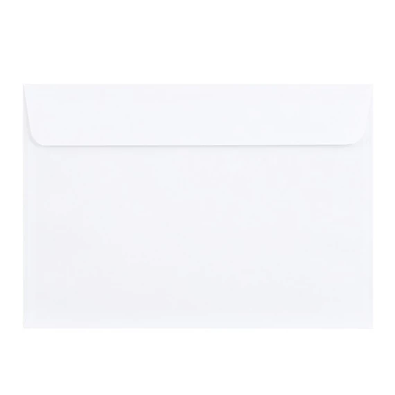 Boríték LC/6 szilikonos bélésnyomatlan 114x162mm, Bluering®, fehér