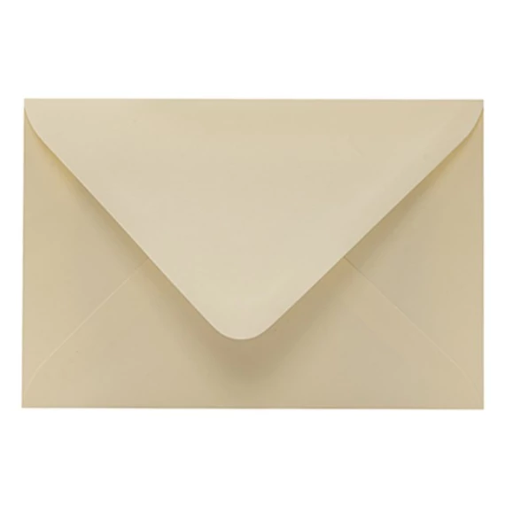Boríték színes KASKAD LC/5 enyvezett 162x229mm 53 világos sárga 25db/csomag