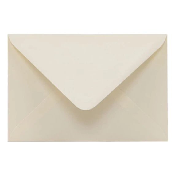 Boríték színes KASKAD LC/6 enyvezett 114x162mm 53 világos sárga 50db/csomag