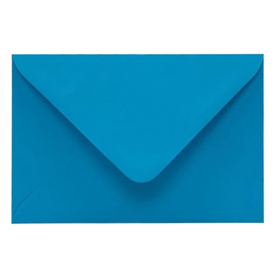 Boríték színes KASKAD LC/6 enyvezett 114x162mm 78 királykék 50db/csomag