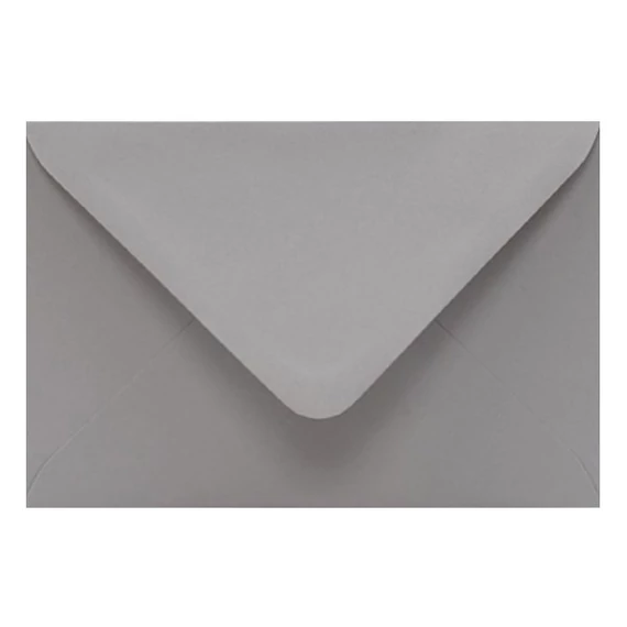 Boríték színes KASKAD LC/6 enyvezett 114x162mm 94 ezüst szürke 50db/csomag