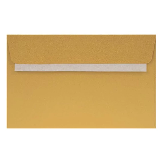 Boríték színes KASKAD LC/6 szilikonos 114x162mm 120gr arany 25db/csomag